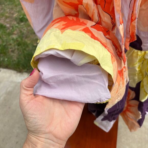 Anthropologie Maeve Floral Wrap Maxi Dress - Picture 8 of 10